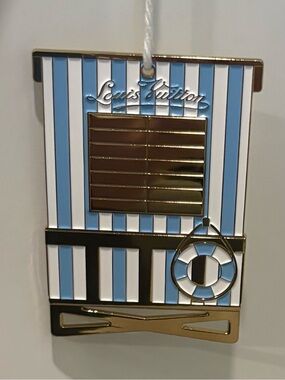Louis Vuitton limited edition 2026 Resort collection blue & white striped charm